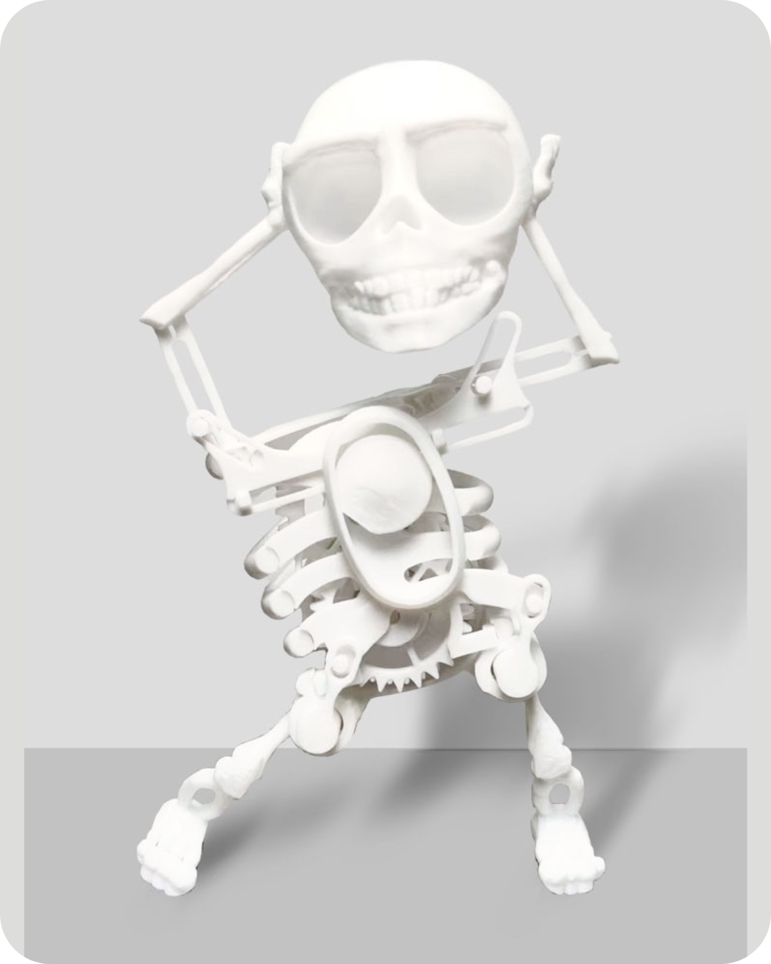 3D Model Mini Skull Printing Customized Funny Style Lucky Toy Finished Product Decompression Tool