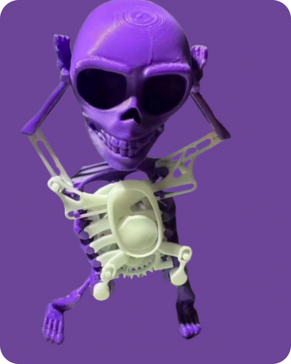 3D Model Mini Skull Printing Customized Funny Style Lucky Toy Finished Product Decompression Tool