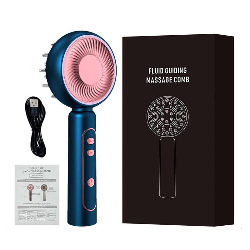 Electric Scalp Massage Comb for Hair Growth & Care