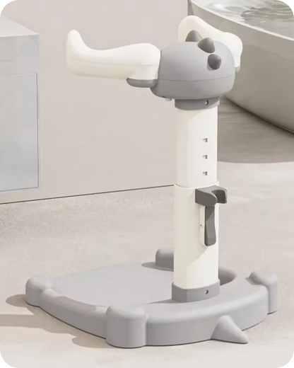 Adjustable Baby Standing Bath for 6-24 Months with Armrest & Wash Stand.